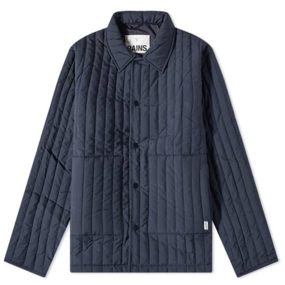 Rains Other - RAINS LINER SHIRT JACKET NAVY COLOR SIZE LARGE